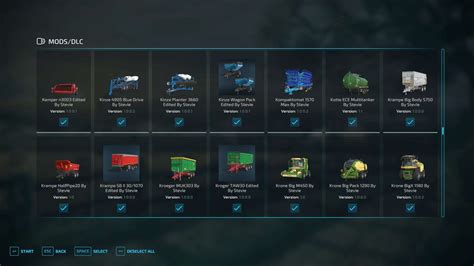 Ls Full Mod List Modpack By Stevie Farming Simulator Mod Ls