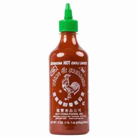 Huy Fong Sriracha Hot Chili Sauce 17 Oz Food E Concepts