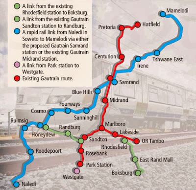 SHEPPERSON'S FIRST LAW: Gautrain plans many more routes