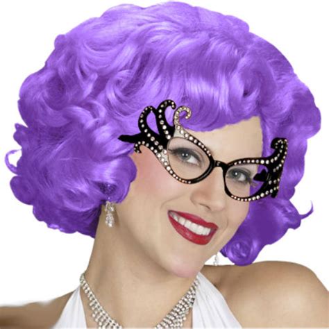 Edna Purple Wig Costume World