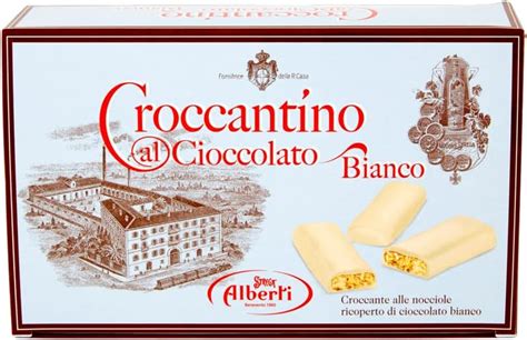 Alberti Strega Croccantino Al Cioccolato Bianco Croccante All Nocciole