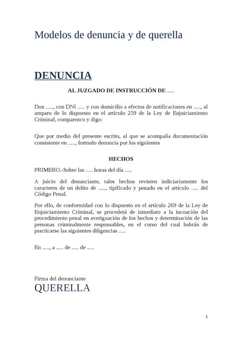 llᐈ Cómo puedes Redactar una Denuncia de Hechos Ejemplos