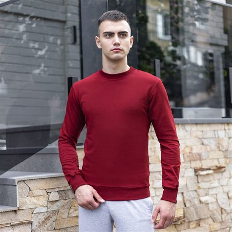 Свитшот Pobedov 001 Бордовый 2XL BLss6692XLbu – Брендовая одежда | ROZETKA