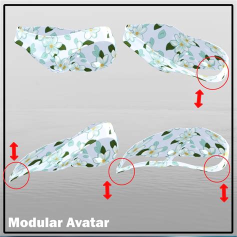 Animation アバター対応 Overay Bikini VRChat想定 Overay BOOTH