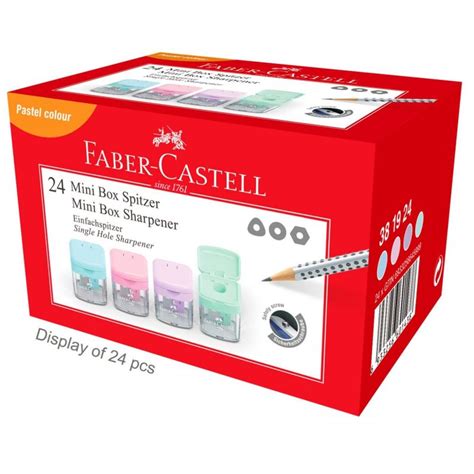 Sharpener 1 Hole With Container 24pc Faber Castell