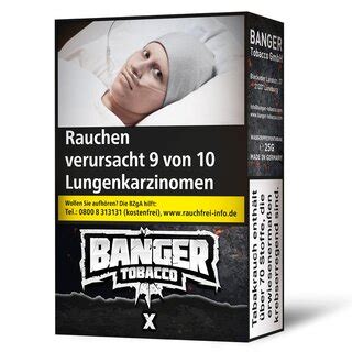 BANGER TOBACCO Shop für Shisha Tabak E Shisha VAPE