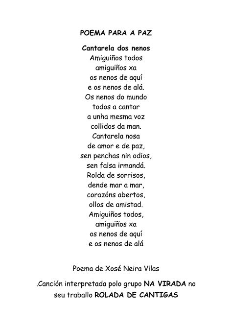 Poema De La Paz