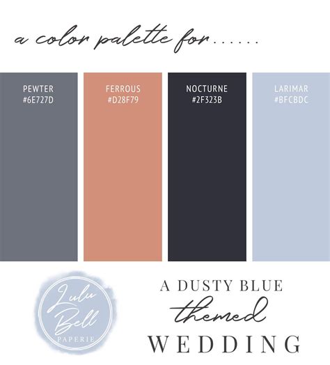 Dusty Blue Color Palette - Decorate