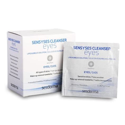 Sesderma Sensyses Eyes Cleanser Toallitas Desmaquillantes 14x5ml