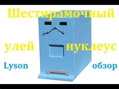 Шестирамочный улей-нуклеус Лысонь, обзор - YouTube
