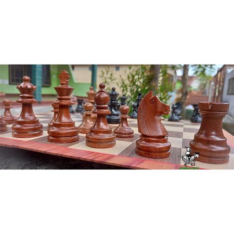 Jual Buah Catur Model Dgt German Knight Kayu Sawo Sapodilla Shopee