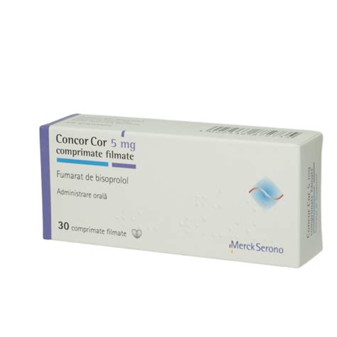 Prospect Concor Cor 5mg 30 Comprimate Filmate Merck Drmax Farmacie