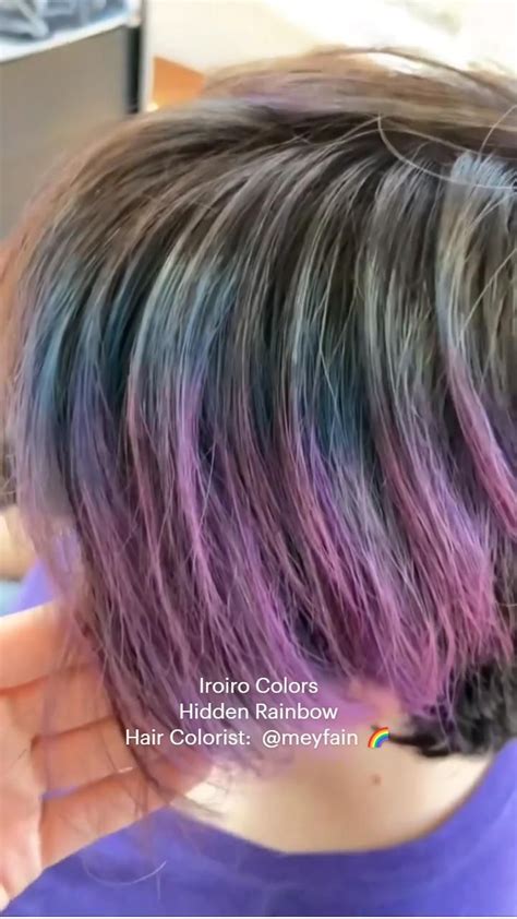 Iroiro Colors Hidden Rainbow Hair Colorist: @meyfain 🌈 | Hair ...