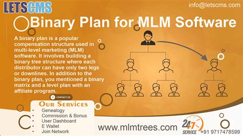 Binary MLM Compensation Plans Binary MLM Business Software Binary