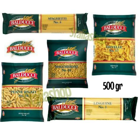 Jual Balducci Pasta Spaghetti Penne Trivelle Makaroni Lasagna