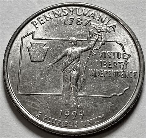 1999 D Pennsylvania 50 States And Territories Quarters For Sale Buy