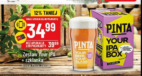 Zestaw Your Ipa Box 3 X Piwo 500 Ml Szklanka PINTA ZESTAW Cena