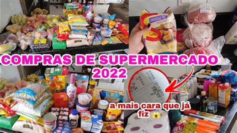 Compras De Supermercado Janeiro Valor Comprei Muita Coisa A