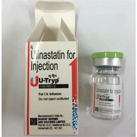 U Tryp Ulinastatin 100000 IU Injection Lotus International Mumbai