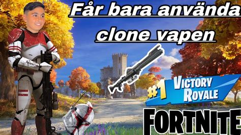 Fortnite Får Bara Använda Dc 15 Blaster I Fortnite Svenska Youtube