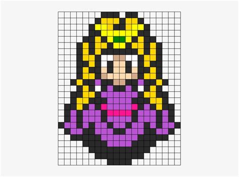 Princess Zelda Perler Bead Pattern Bead Sprite Bit Princess Zelda