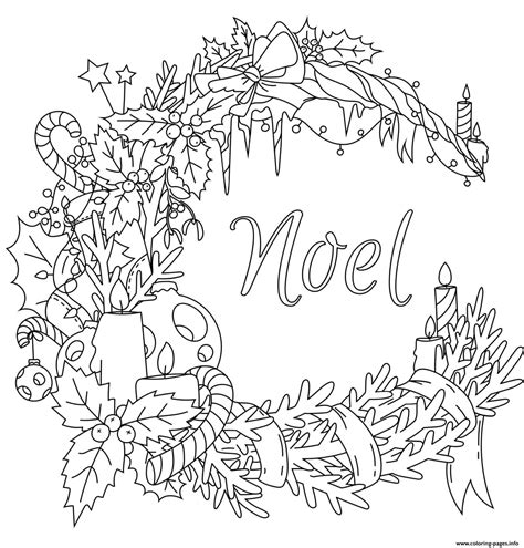 Noel Coloring Page