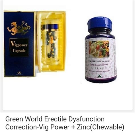 Erectile Dysfunctionpremature Treatment Vig Power Zincchewable