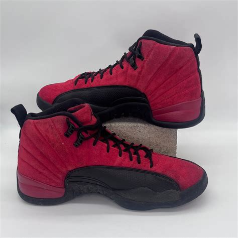 NikeAir Jordan 12 Retro Reverse Flu Game Red CT8013 6 Gem