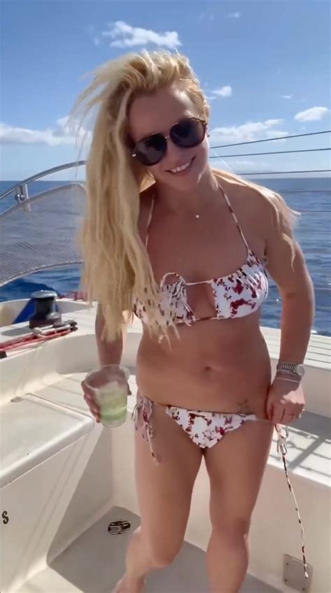 Britney Spears Posts Then Quickly Deletes Video Pole Dancing In Super Tiny Bikini With Mystery