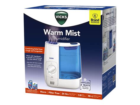 Vicks Warm Mist Humidifier White Vwm C