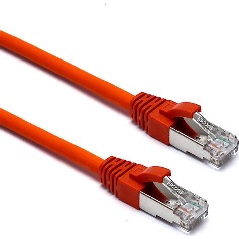 100 241 Excel Cat6A Patch Lead F FTP Shielded LSOH Blade Booted 1 M