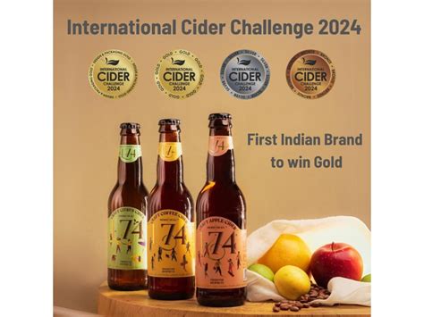 L74 Cider bags India's First Ever Gold at International Cider Challenge ...