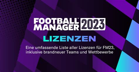 Lizenzen F R Football Manager Football Manager