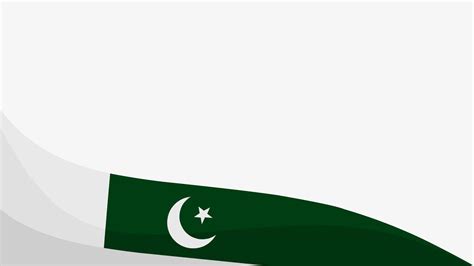 blank white background with pakistan flag for pakistan important day ...