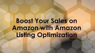 Ppt Ultimate Guide For Amazon Store Optimization In Powerpoint