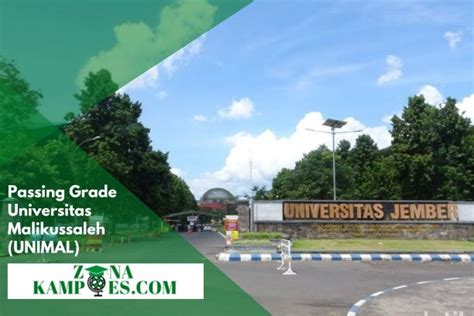 Passing Grade Unimal Nilai Utbk Dan Rapor Terbaru