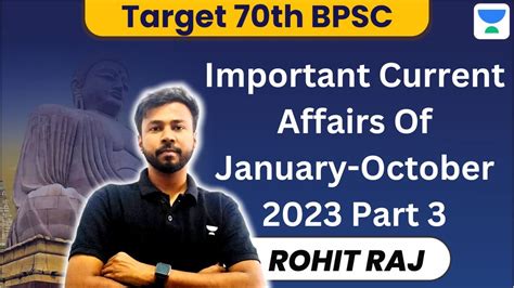 Target Th Bpsc Prelims Important Current Affairs Of January October