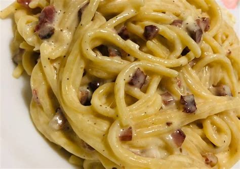 Carbonara Spagetti Dorka Corodan Receptje Cookpad Receptek