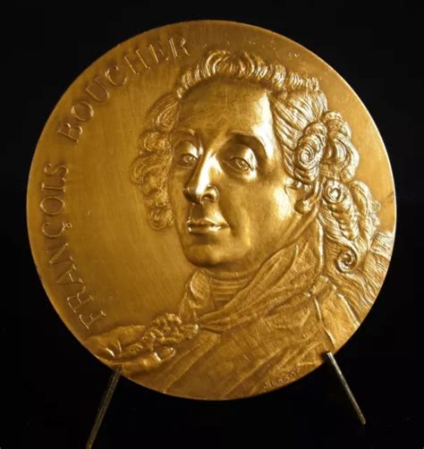 Medal Self Portrait Of Fran Ois Boucher Painter Ms Of Pompadour