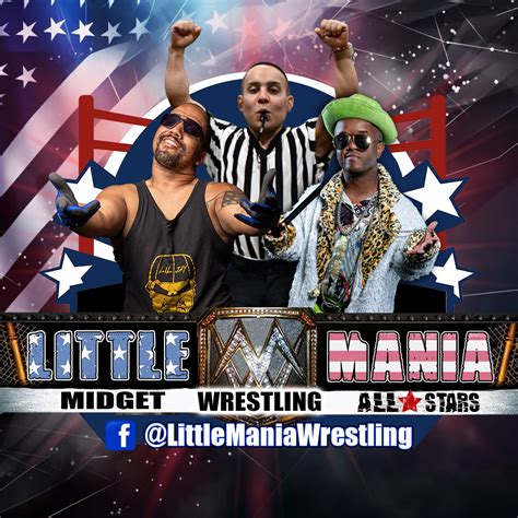 Midget Mayhem Little Mania Wrestling Event Boston Ma All Ages Big
