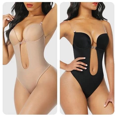 Invishaper Plunge Backless Body Shaper Bra