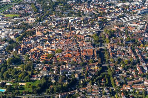 Luftbild Offenburg Stadtansicht Vom Innenstadtbereich In Offenburg Im