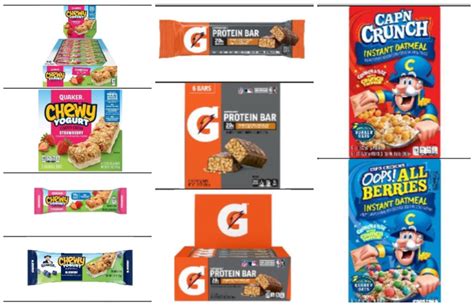 Quaker Expands Recall Of Granola Bars Cereals Other Capn Crunch