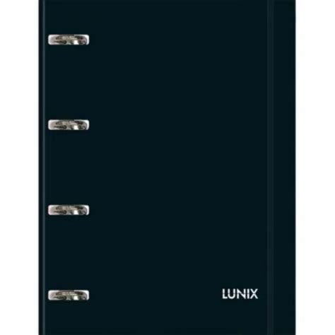 Caderno Argolado Cartonado 200x275mm 80 Folhas Lunix Preto 1UN Tilibra