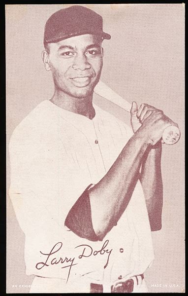 Lot Detail Baseball Exhibit Larry Doby An Exhibit Card Front