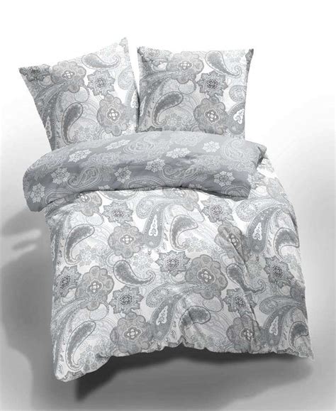 Preisvergleich F R Et Rea Mako Satin Bettw Sche Paisley Florina Grau