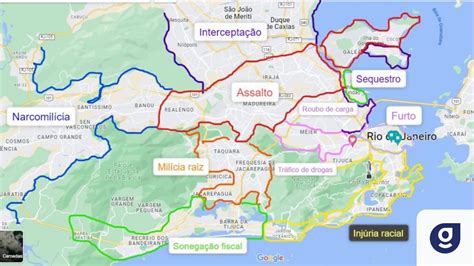 Mapa Do Crime No Rio Viraliza Na Internet