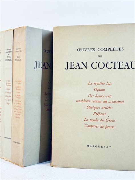 Jean Cocteau Oeuvres Complètes Les Enfants terribles Le Potomak