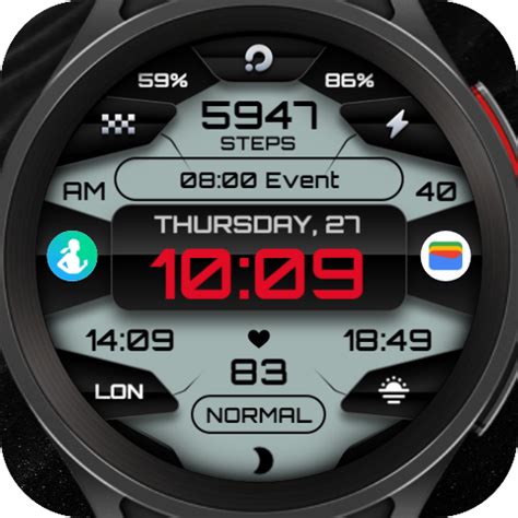 App Insights PRADO X164 Digital Watch Face Apptopia