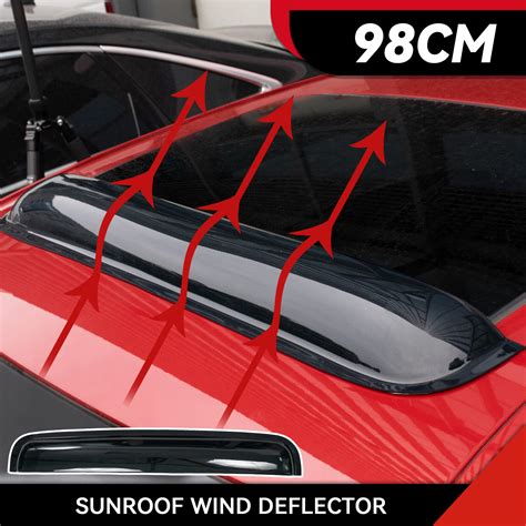 980mm 38 5 Sun Moon Roof Top Window Sunroof Visor Vent Rain Wind Deflector Auto Ebay